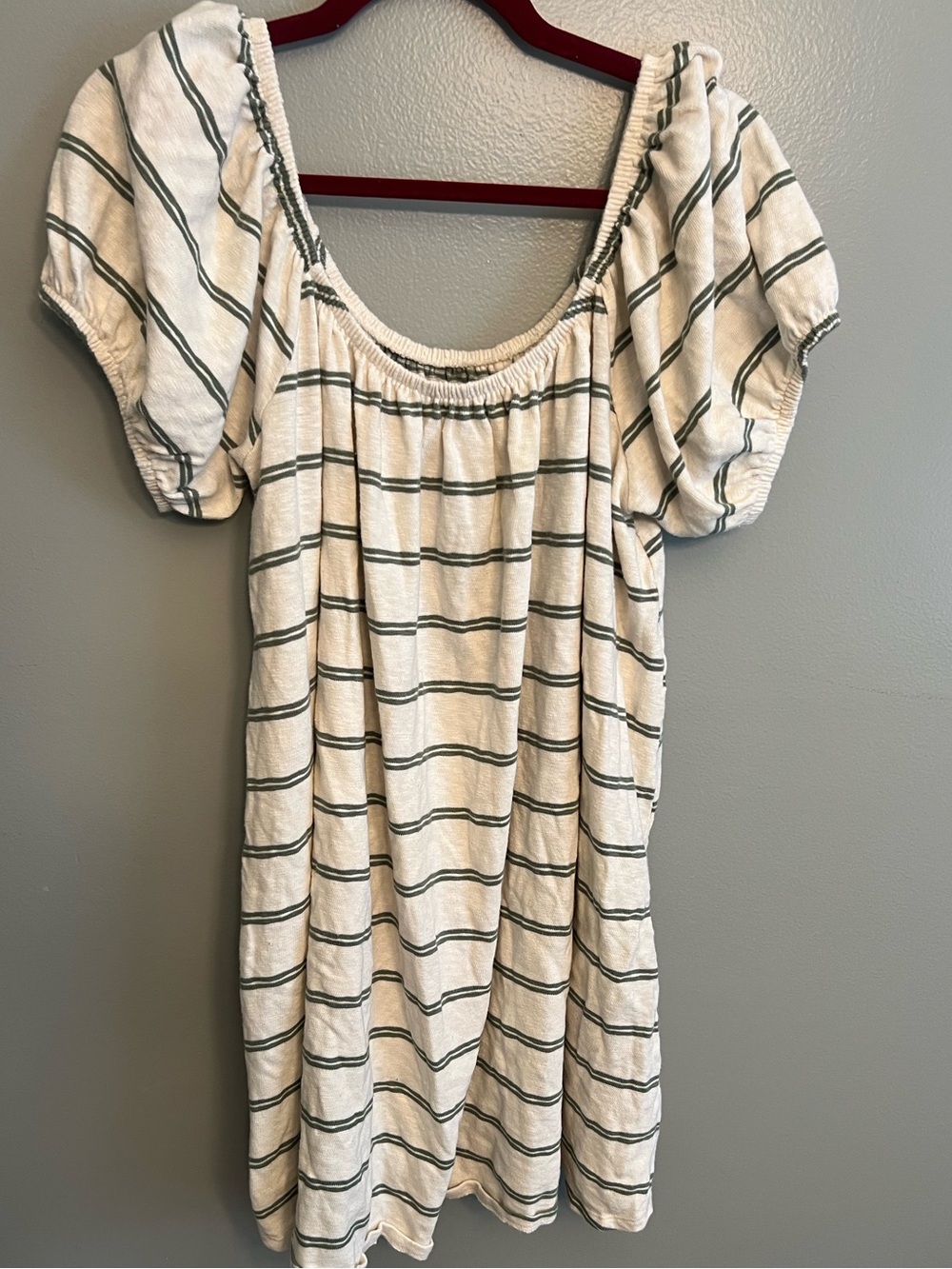 American eagle puffy sleeve mini  dress